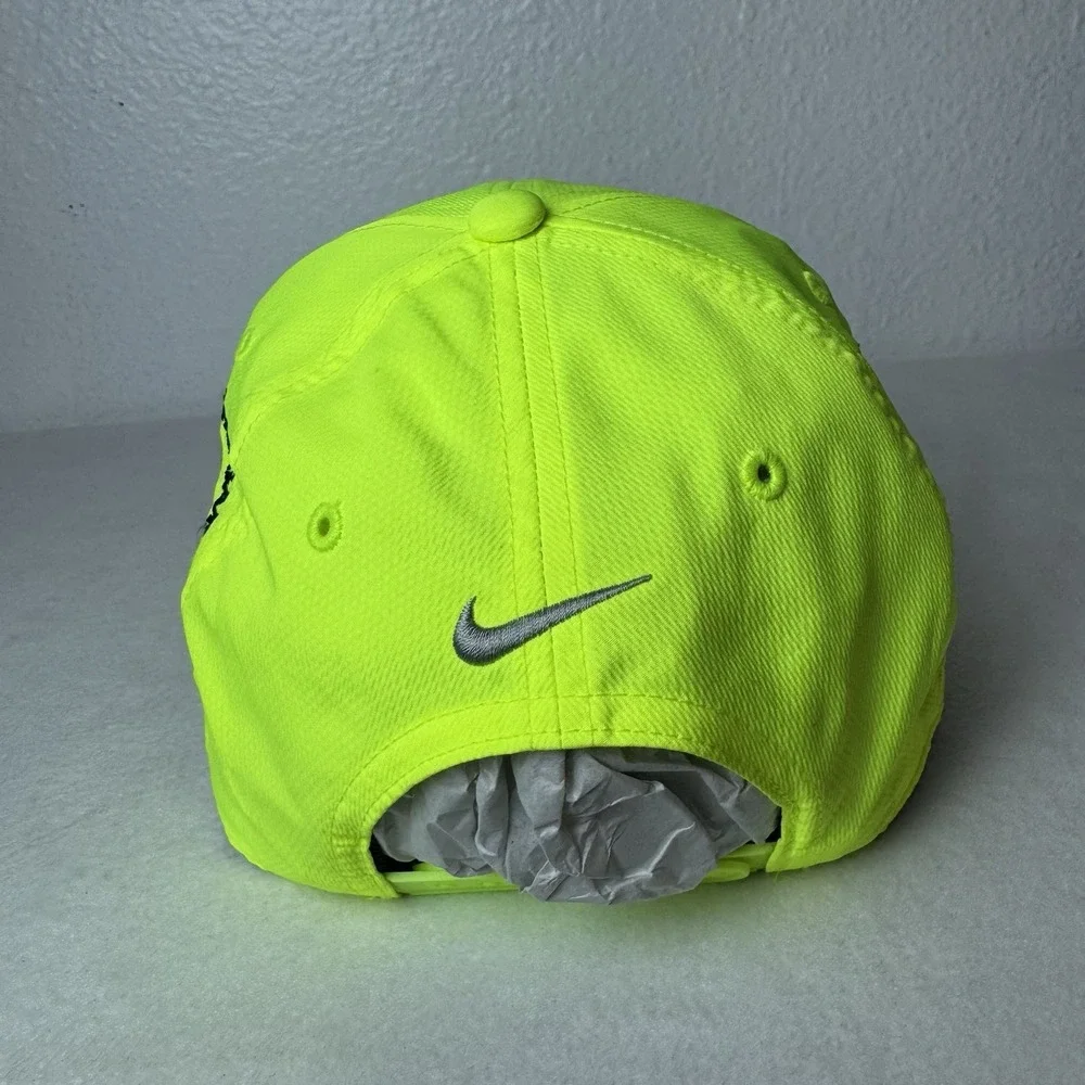 Nike Golf Oregon Ducks Rose Bowl Game‎ Hat Neon Yellow Green SnapBack Cap